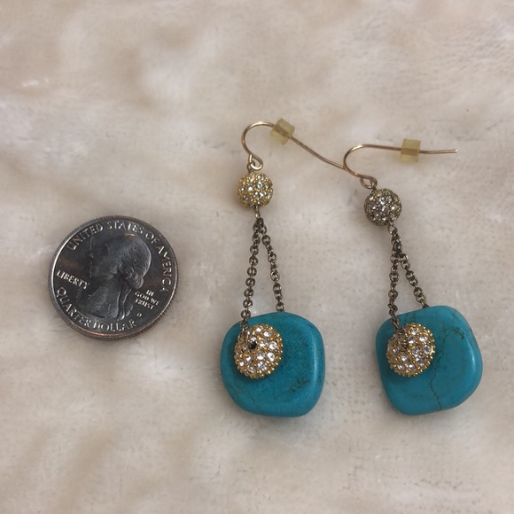 Nordstrom Turquoise Drop Earrings - Picture 6 of 6